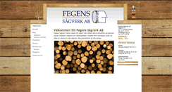 Desktop Screenshot of fegenssag.se